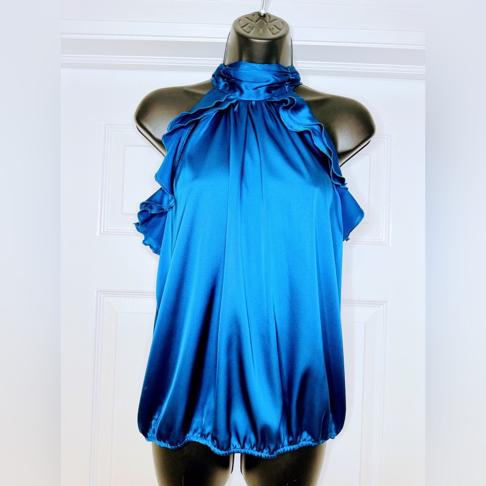 NY & Co Satin Halter Neck With back tieWomens Top